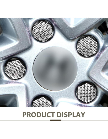 Cubiertas de Tuercas de Rueda MLY 19mm Blancas - 20 Pcs