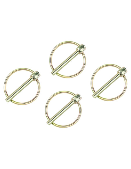 Pasadores de Seguridad Pesados Yuntop 4 Pcs Acero Inoxidable 4.5 mm x 36 mm