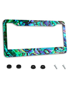 Marco de Placa de Licencia Acero Inoxidable Invincibleframe 30.99x16cm