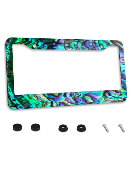 Marco de Placa de Licencia Acero Inoxidable Invincibleframe 30.99x16cm