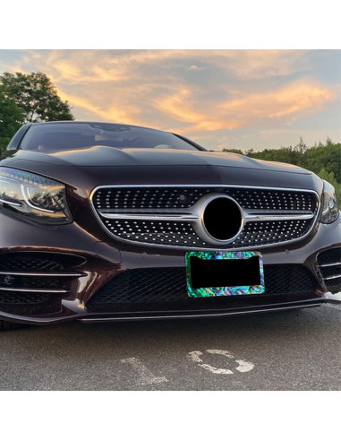 Marco de Placa de Licencia Acero Inoxidable Invincibleframe 30.99x16cm