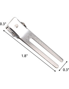 Clips de Doble Punta Hedume 300 Unidades para Rizado de Cabello 2