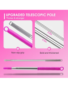 Kit de Limpieza ThinkLearn 14PCS con Polo Extensible 254cm 2