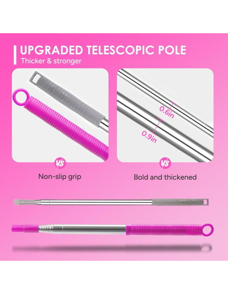 Kit de Limpieza ThinkLearn 14PCS con Polo Extensible 254cm