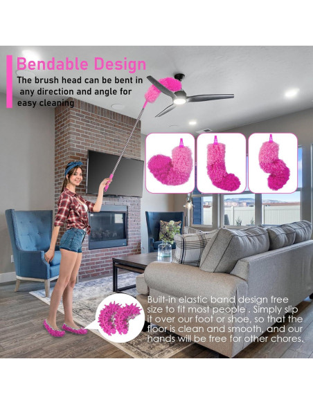 Kit de Limpieza ThinkLearn 14PCS con Polo Extensible 254cm