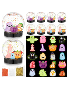 Kit de Globos de Nieve de Halloween Chunful - 10 Sets Creativos