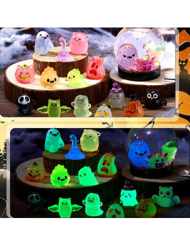 Kit de Globos de Nieve de Halloween Chunful - 10 Sets Creativos