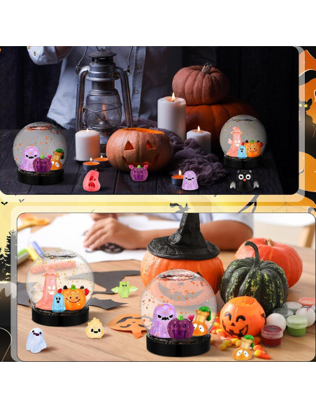 Kit de Globos de Nieve de Halloween Chunful - 10 Sets Creativos