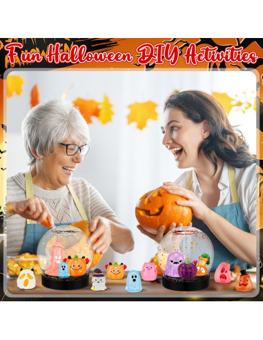 Kit de Globos de Nieve de Halloween Chunful - 10 Sets Creativos