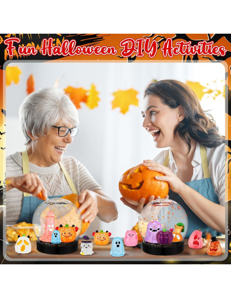 Kit de Globos de Nieve de Halloween Chunful - 10 Sets Creativos