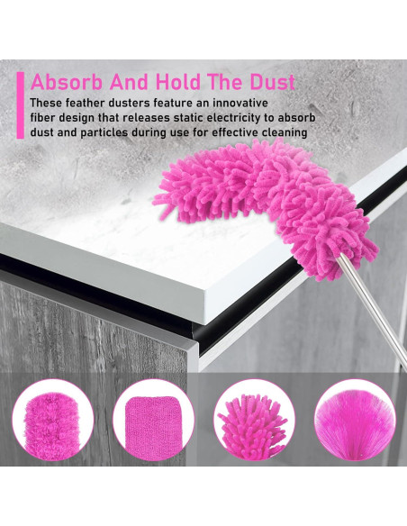 Kit de Limpieza ThinkLearn 14PCS con Polo Extensible 254cm