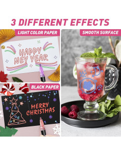 Marcadores Brillantes GLOPUS 12 Unidades para Manualidades 2