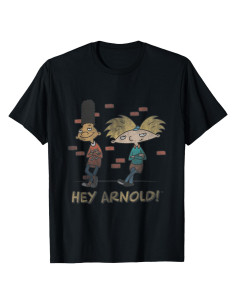 Camiseta de Hombre Nickelodeon Hey Arnold! Gerald y Arnold