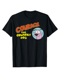Camiseta Retro Courage el Perro Cobarde - Cartoon Network - Unisex