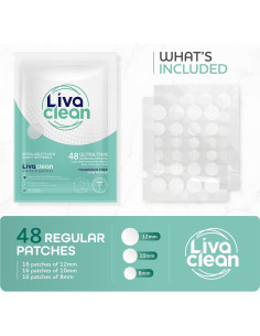 Parche Hidrocoloide LivaClean 4 Pk para Espinillas 48 Unidades 2
