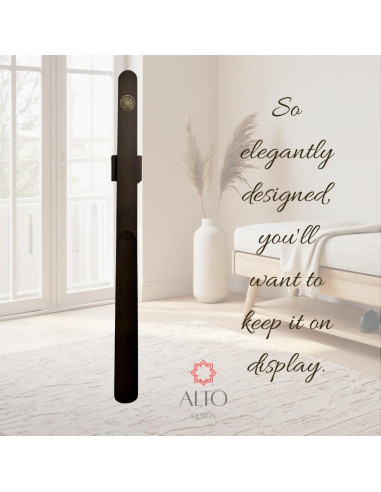 Cucharón de Zapatos ALTO de Madera de Haya 54.86 cm - Montaje en Pared