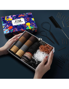 Kit de Accesorios para el Cabello FANDAMEI - 900 Piezas 2