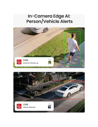 Cámara de Seguridad ZOSI C298 4MP Doble Lente WiFi 360