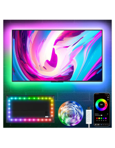 Luces LED para TV KSIPZE 2.9m RGB Control Bluetooth