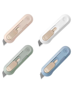 Cuchillo de Utilidad Genérico 4 Piezas SK5 Retráctil