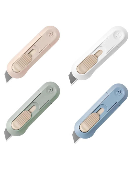 Cuchillo de Utilidad Genérico 4 Piezas SK5 Retráctil