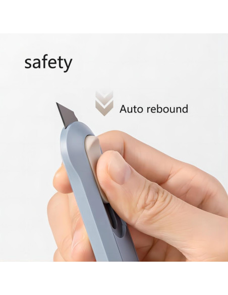 Cuchillo de Utilidad Genérico 4 Piezas SK5 Retráctil