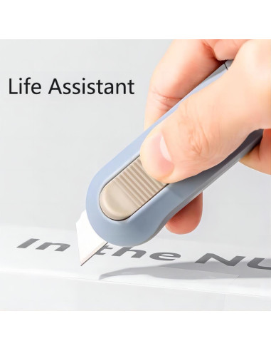 Cuchillo de Utilidad Genérico 4 Piezas SK5 Retráctil