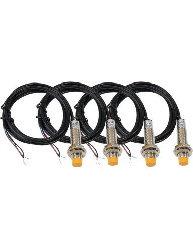 Sensores de Proximidad Inductivos GoHz M12 NPN NO 4mm 4Pcs