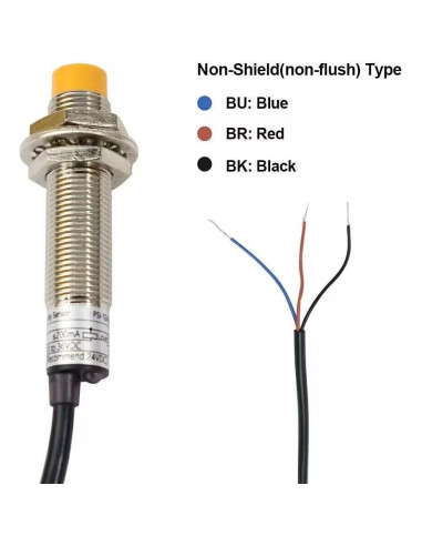 Sensores de Proximidad Inductivos GoHz M12 NPN NO 4mm 4Pcs
