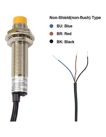 Sensores de Proximidad Inductivos GoHz M12 NPN NO 4mm 4Pcs