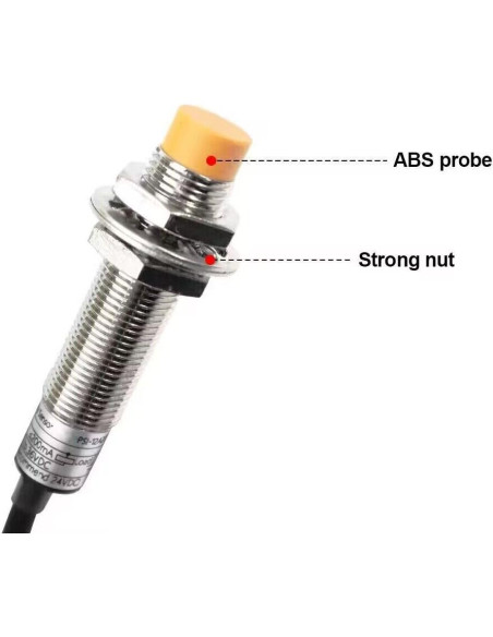 Sensores de Proximidad Inductivos GoHz M12 NPN NO 4mm 4Pcs