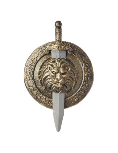 Accesorio disfraz gladiador California Costumes escudo espada