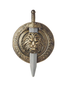 Accesorio disfraz gladiador California Costumes escudo espada 2