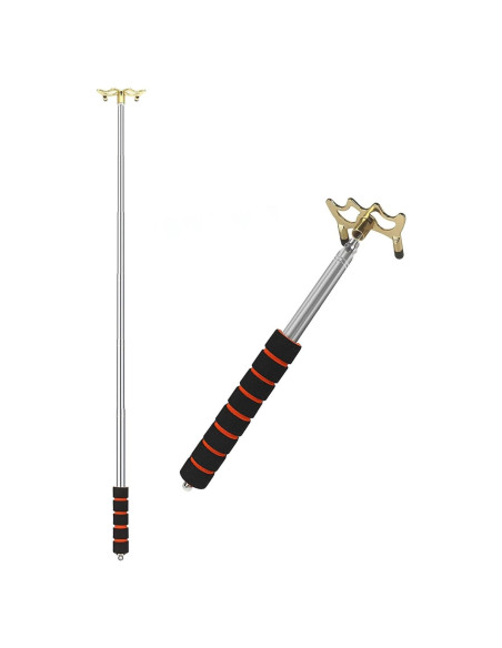 Puente de Billar Retráctil Yoqanr 35-150cm con Cabeza de Latón