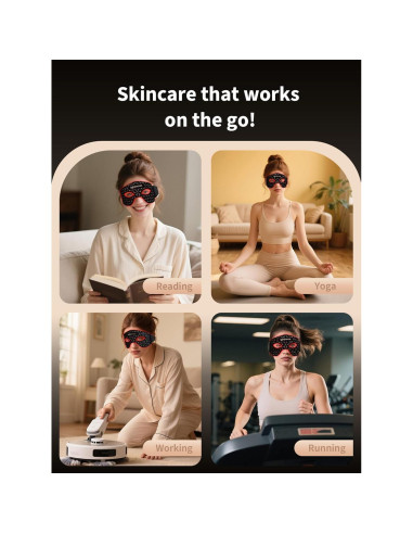 Máscara de Terapia de Luz Roja Lightinmax para Ojos - 5 Modos