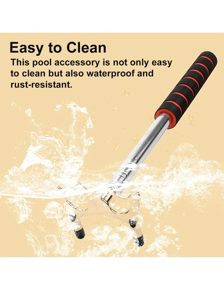 Puente de Billar Retráctil Yoqanr 35-150cm con Cabeza de Latón