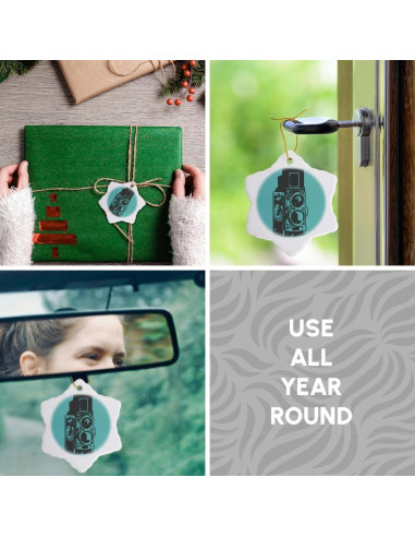 Adorno de Porcelana Copo de Nieve 7.62 cm 3dRose