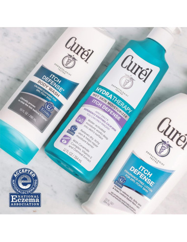 Curel Gel de Ducha Calmante 3x283g para Piel Seca y Picazón