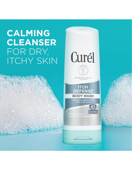 Curel Gel de Ducha Calmante 3x283g para Piel Seca y Picazón