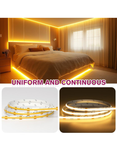 Cinta de Luz LED COB Dimmable EMITEVER 5m 2700K 156 LEDs/ft