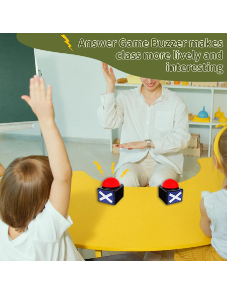 Zumbadores de Juego con Luces y Sonidos Yeffxior - Paquete de 2