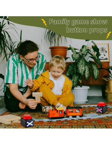 Zumbadores de Juego con Luces y Sonidos Yeffxior - Paquete de 2