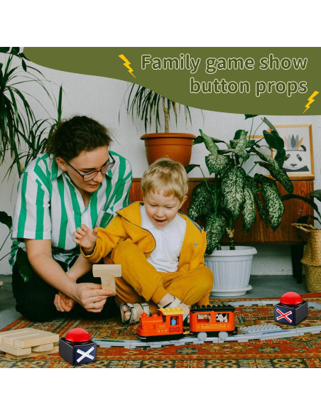 Zumbadores de Juego con Luces y Sonidos Yeffxior - Paquete de 2