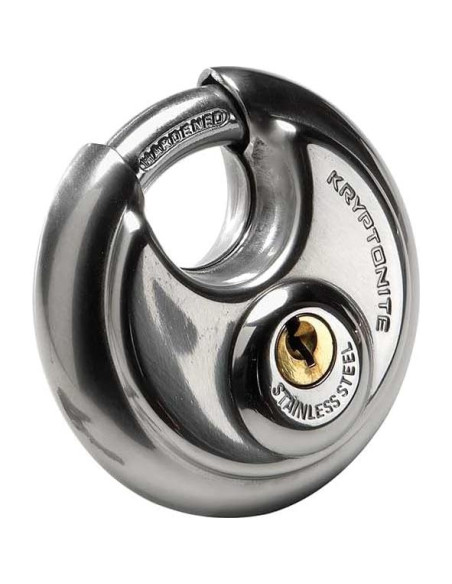 Candado con llave Kryptonite 70mm Acero Inoxidable Alta Seguridad