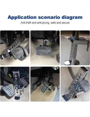 Cerradura de Embrague Antirrobo Vechkom de Acero Inoxidable