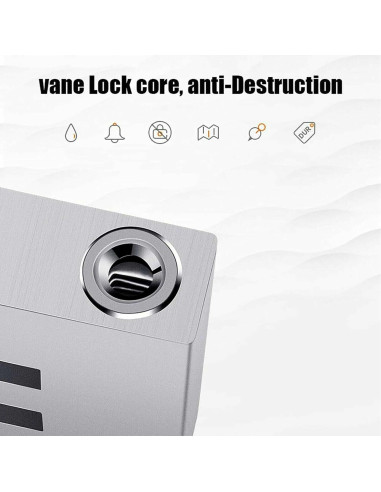 Cerradura de Embrague Antirrobo Vechkom de Acero Inoxidable