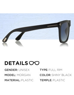 Gafas de sol Tom Ford FT0513 MORGAN Geométricas con Kit 2