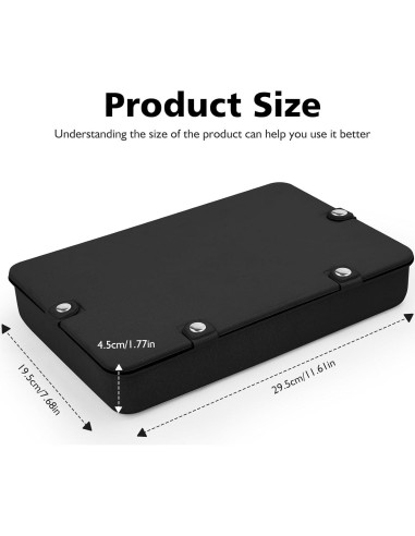 Estuche de Almacenamiento para Gafas RISOU - 8 Ranuras Negro