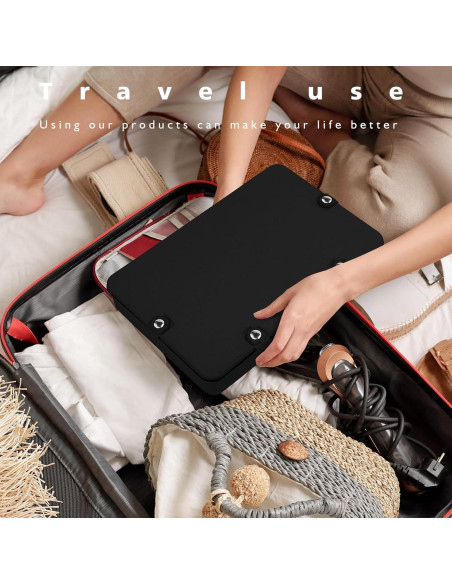 Estuche de Almacenamiento para Gafas RISOU - 8 Ranuras Negro