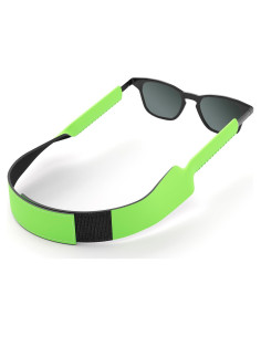 Correa Flotante Ajustable para Gafas de Sol Neopreno Verde Claro